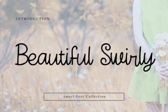 Beautiful Swirly: A Charming Font for Crafters and Creators