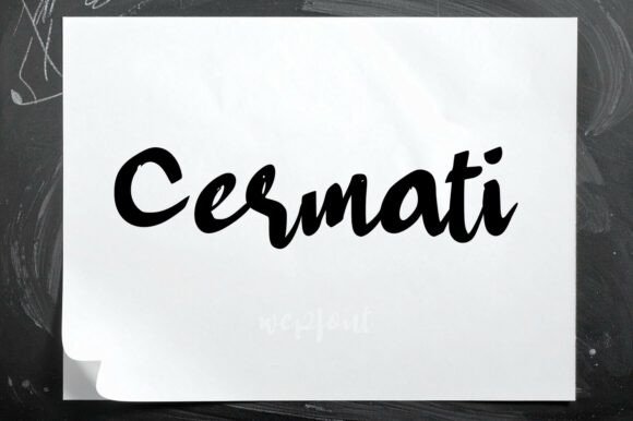 Cermati: The Perfect Script Font for Web Design