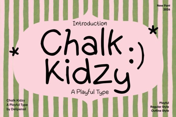 Chalk Kidzy: A Fun Font for Engaging Business Branding