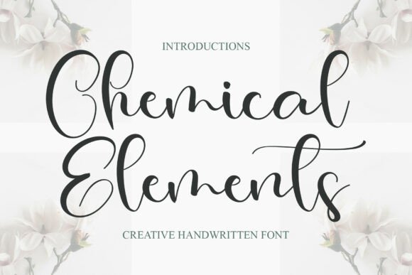 Chemical Elements: A Versatile Script Font for Modern Campaigns