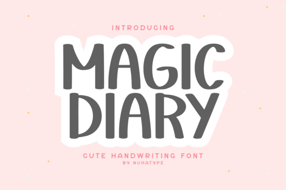 Discover Magic Diary: A Charming Font for Editorial Design