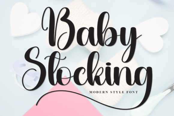 Discover the Charming Versatility of Baby Stocking Font