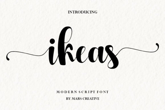 Discovering Ikeas: A Font for Elegant Branding