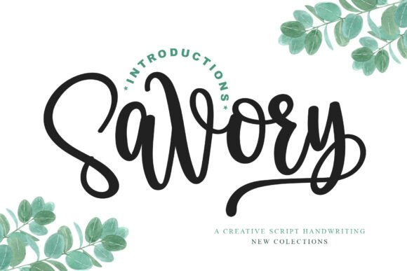 Discovering Savory: A Font for Elegant Editorial Design