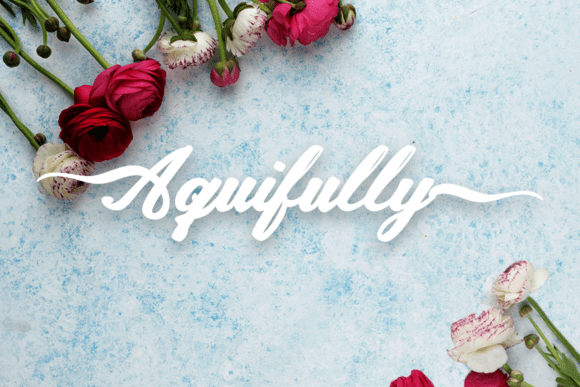 Elevate Your Brand with Aquifully: A Premium Script Font