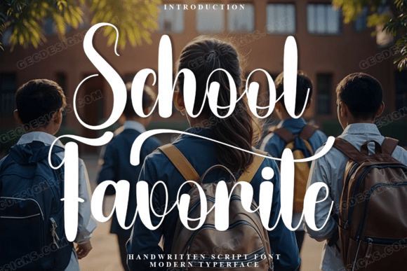 Enchant Your Brand with School Favorite Font