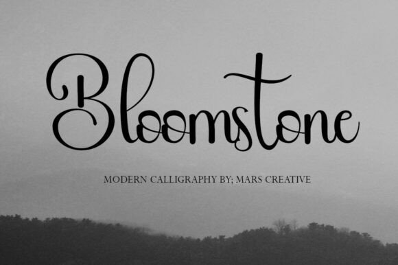 Enhance Your Brand with Bloomstone: A Versatile Script Font