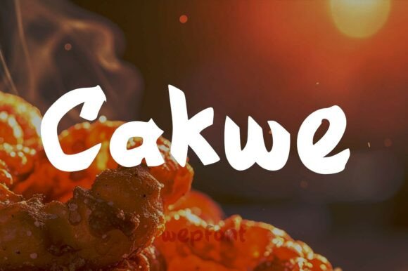 Enhance Your Brand with Cakwe: A Bold, Handmade Font