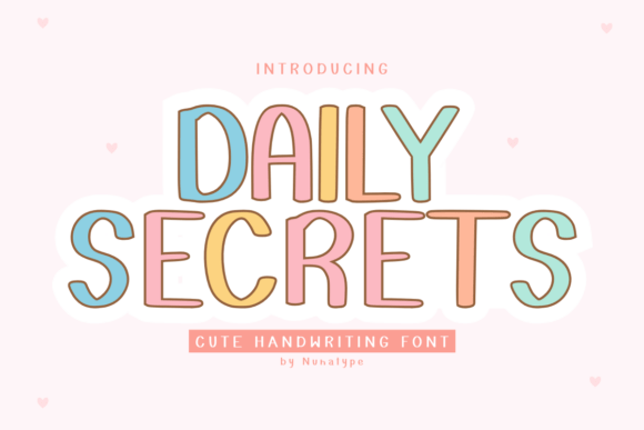 Enhance Your Brand with Daily Secrets Font