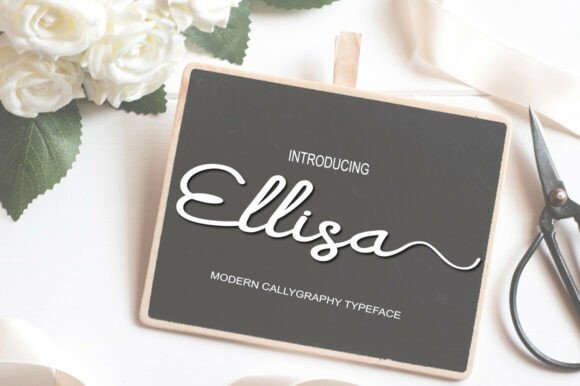 Enhance Your Brand with Ellisa: A Modern Calligraphy Font