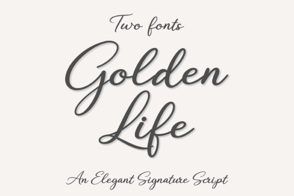 Enhance Your Brand with Golden Life Font