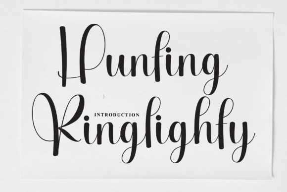 Enhance Your Brand with Hunting Ringlighty Font