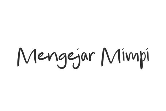 Enhance Your Web Design with Mengejar Mimpi Font