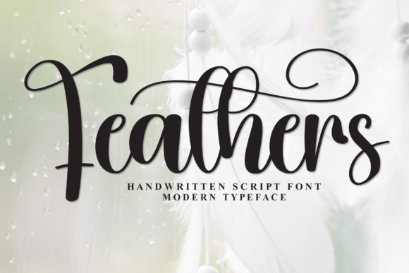 Feathers: A Charming Handwritten Font for Crafters