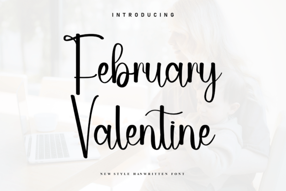 February Valentine: A Charming Handwritten Font for Editorial Design