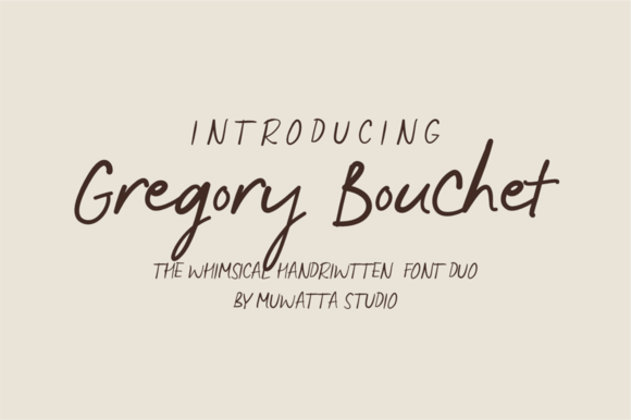 Gregory Bouchet: The Perfect Font for Your Next Campaign