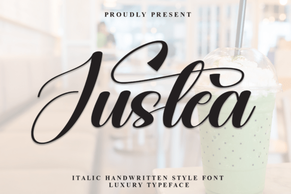 Justea: A Charming Handwritten Font for Crafters