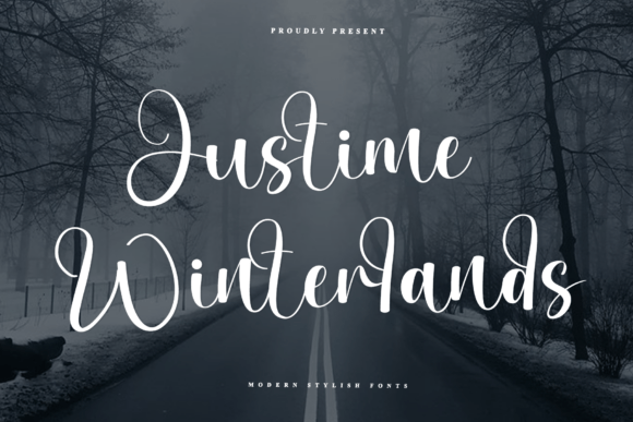 Justime Winterlands: A Font for Elegant Business Branding