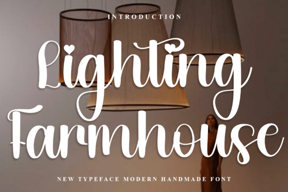 Lighting Farmhouse: A Bold Font for Modern Branding