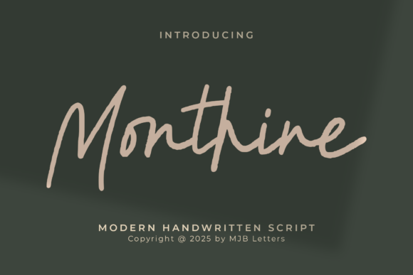 Monthine: A Font That Makes Your Campaign Message Feel Real