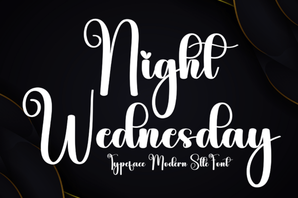 Night Wednesday: A Script Font for Elegant Web Design