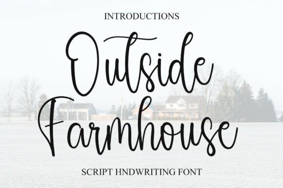 Outside Farmhouse: A Handwritten Font for Modern Web Design