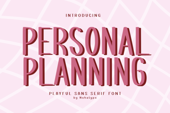 Personal Planning: A Charming Handwriting Font for Web Design