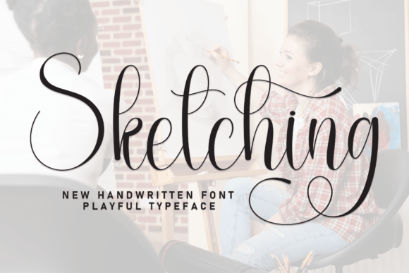 Sketching: A Delicate Script Font for Web Design