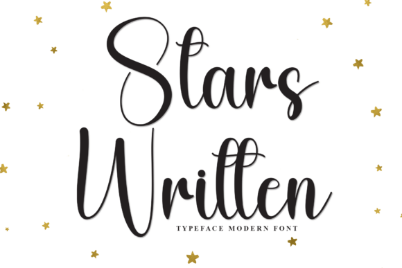 Stars Written: A Graceful Script Font for Modern Web Design