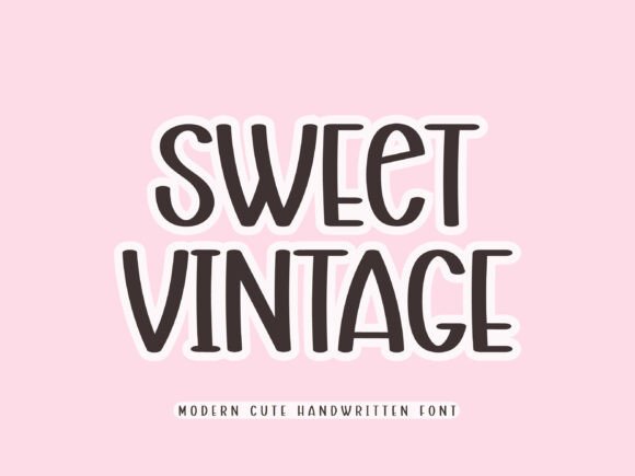 Sweet Vintage: A Delicate Handwritten Font for Elegant Design
