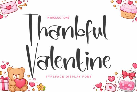 Thankful Valentine: A Font with Heart