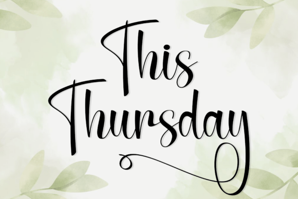This Thursday: A Bold and Impactful Font for Editorial Design