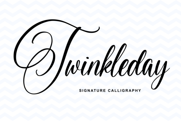 Twinkle Day: A Graceful Calligraphy Font for Web Design