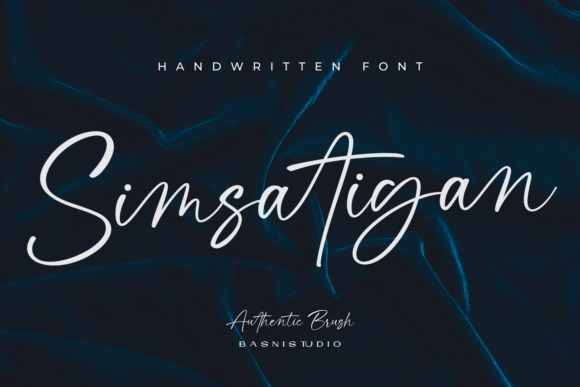 Unlock Visual Appeal with Simsatigan: A Natural Handwritten Font